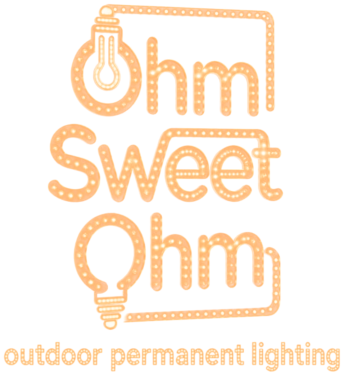 Ohm Sweet Ohm outdoor permanent lighting
